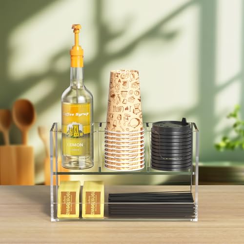 4 Compartment Cup Holder for Countertop