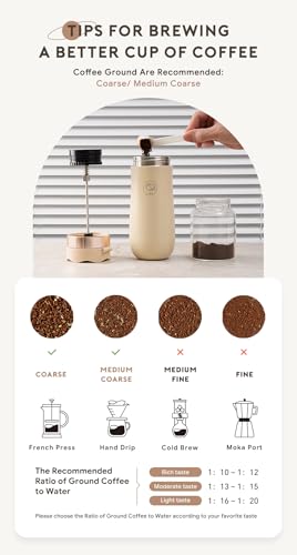 Portable French Press Coffee Maker & Tea Press
