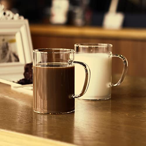 Glass Coffee Mugs (4 Count)
