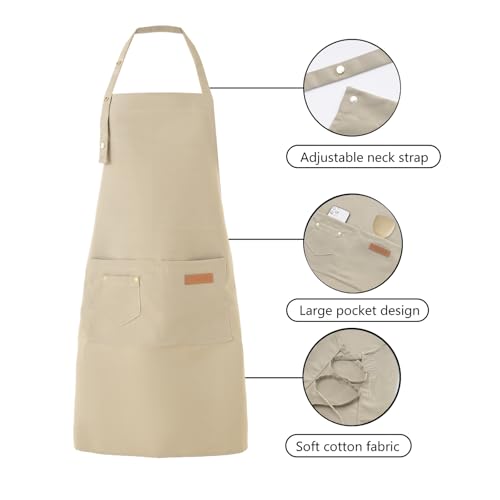 Art Aprons for Women Painting Pottery Baking