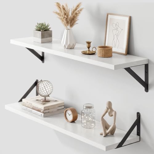 Wall Mounted Floating Shelves Set of 2 (2 Count)
