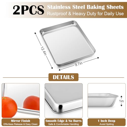 Baking Sheet with Wire Rack (2 Count)