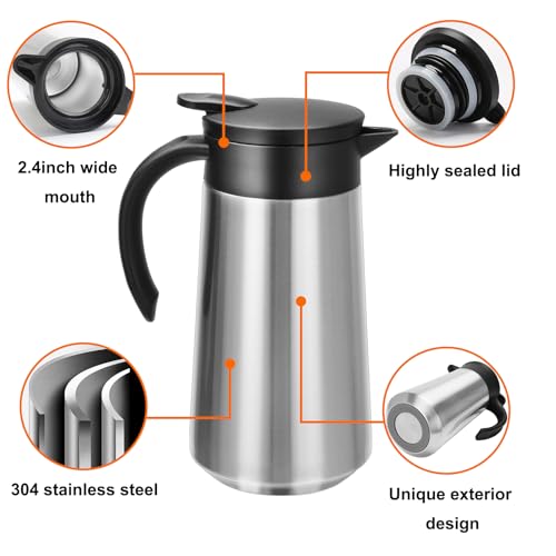 28oz Small Coffee Carafe Insulated Coffee Pot (2 Count)