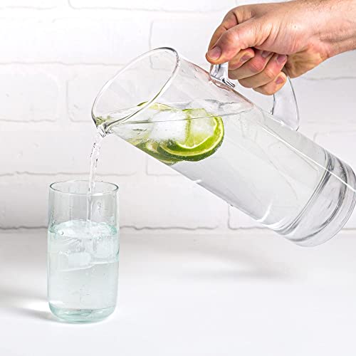 Glass Water Pitcher with Spout