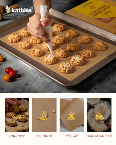 120Pcs 8x12 inches Parchment Paper Sheets