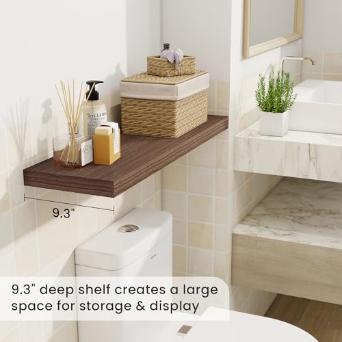 9.3Inch Deep Floating Shelves for Wall (2 Count)