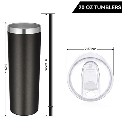 Stainless Steel Tumblers Bulk 6 Pack (6 Count)