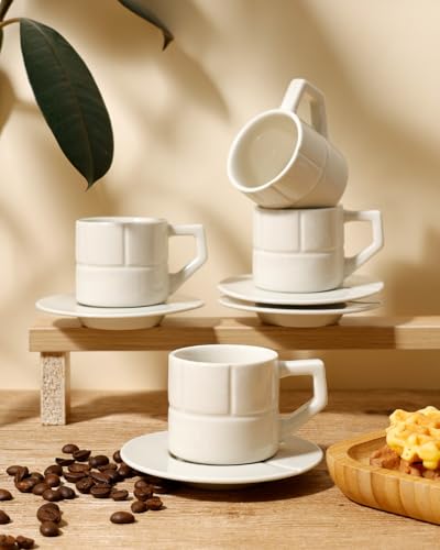 Ceramic Coffee Mugs Set of 4 (4 Count)