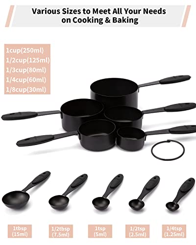 Measuring Cups and Spoons Set 304 Stainless Steel 10
