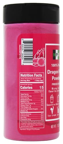 Freeze Dried Red Dragon Fruit Powder 7 Oz (7 Ounce)