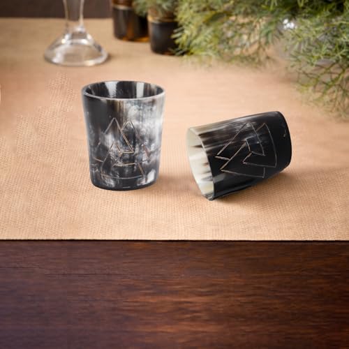 Viking Horn Shot Glasses Set of 12 (12 Count)