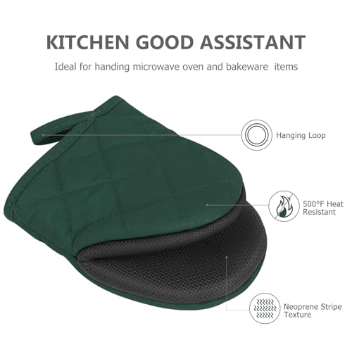 1 Pair Short Oven Mitts
