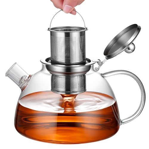 Glass Teapot with Removable Infuser