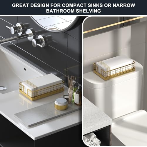 Guest Towel Holder Tray for Bathroom