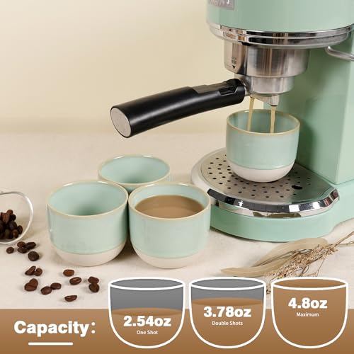 Ceramic Espresso Cups Set of 4