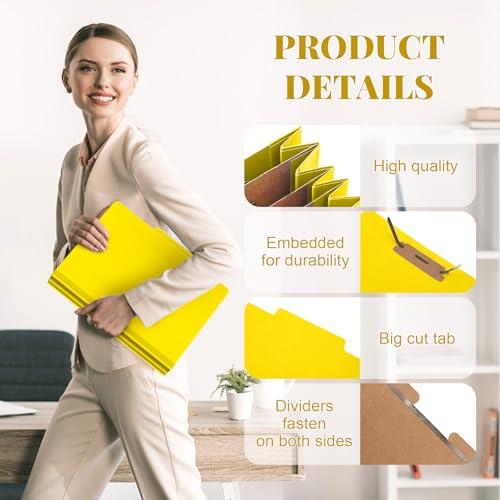 12 Pcs Classification Folder Letter Size