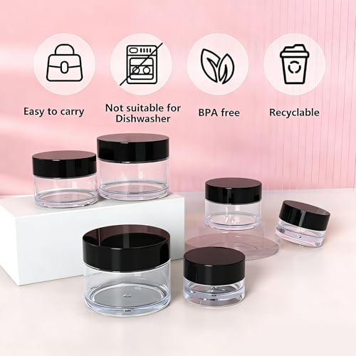 Travel Size Containers 3 Size 0.17 (6 Count)