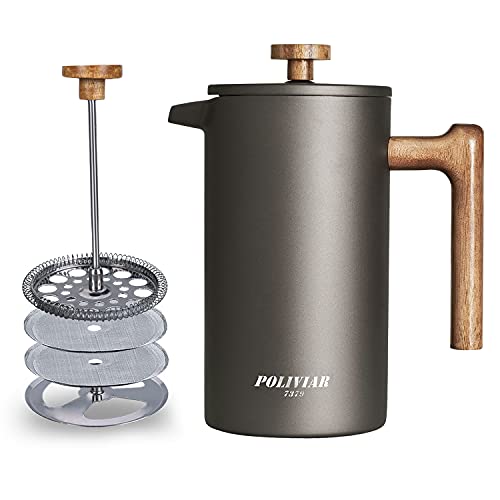 POLIVIAR French Press Coffee Maker