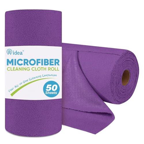 Microfiber Cleaning Cloth Roll (50 Count)