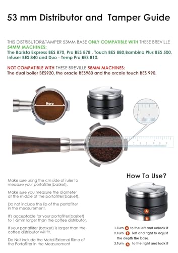 53mm Coffee Distributor and Tamper