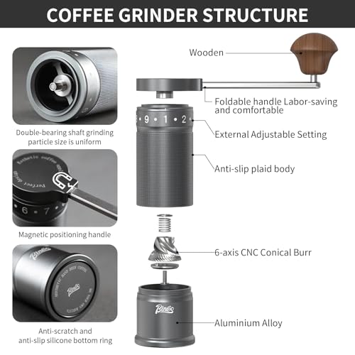 Manual Coffee Grinder Manual Foldable Handle