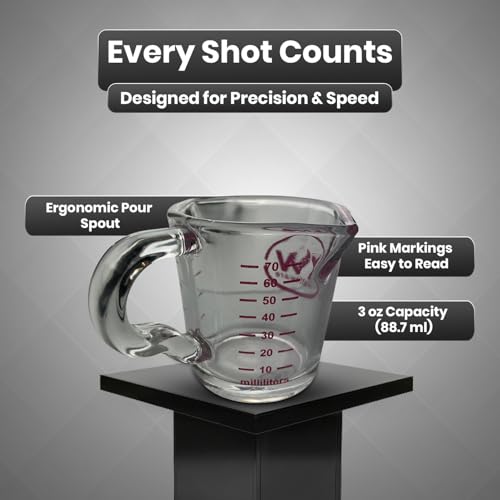 3 oz Espresso Shot Glass Pitcher w