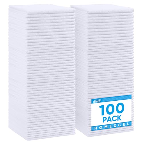 100PK Microfiber Cleaning Cloth (100 Count)