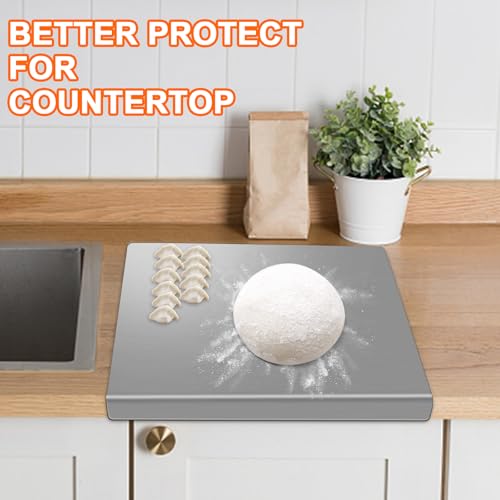 Large Stainless Steel Cutting Board for Kitchen (2 Count)