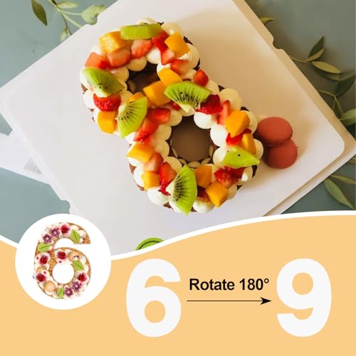 10 Inch Number Cake Mold Baking Forms Moulds (9 Count)