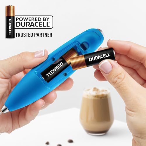 Powerful Milk Frother Wand With Duracell Batteries