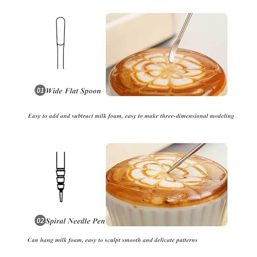 4 PCS Latte Art Pen Cinnamon Pen for Coffee