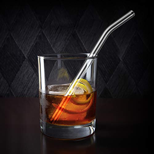 12 Pack Reusable Glass Straw (12 Count)