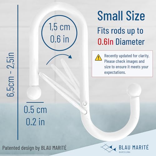 10 Pack Metal S Hooks for Hanging (10 Count)