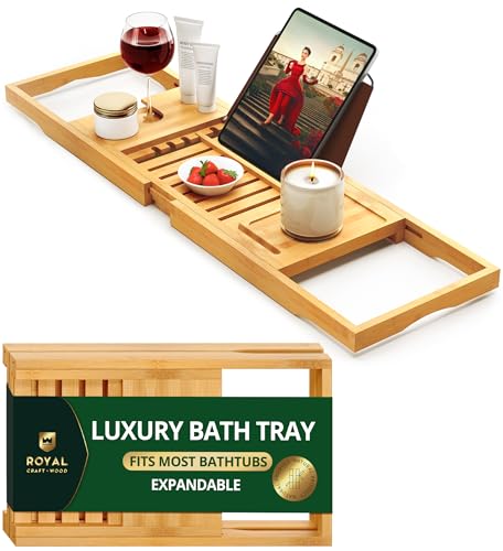 Premium Foldable Bathtub Tray Caddy