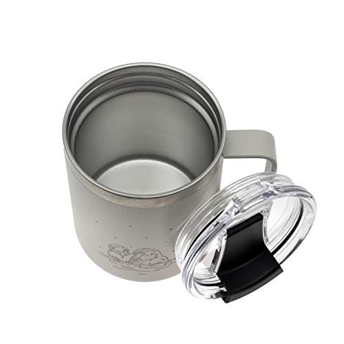 12 oz Insulated Coffee Mug with Handle & Lid