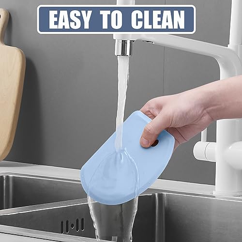 Silicone Dough Scraper with Metal Core Flexible Bowl Scraper Bread Baking