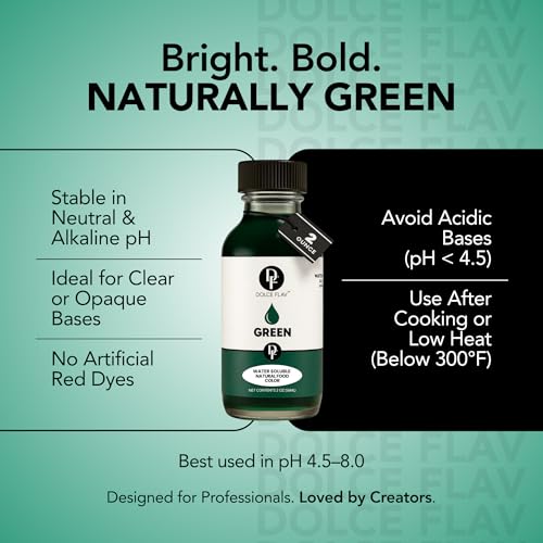 Natural Green Food Coloring from Green Apple