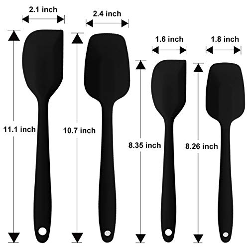 Silicone Spatulas Set (4 Count)