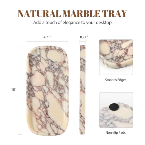 Luxury Calacatta Viola Marble Tray