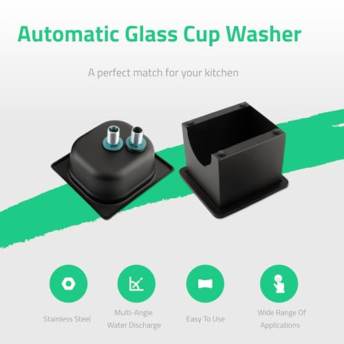 Glass Rinser Automatic Stainless Steel Pitcher Rinser