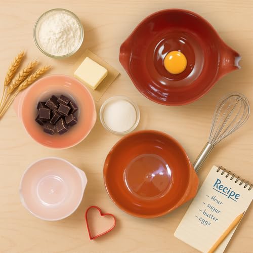 Mixing Bowls with Pour Spout