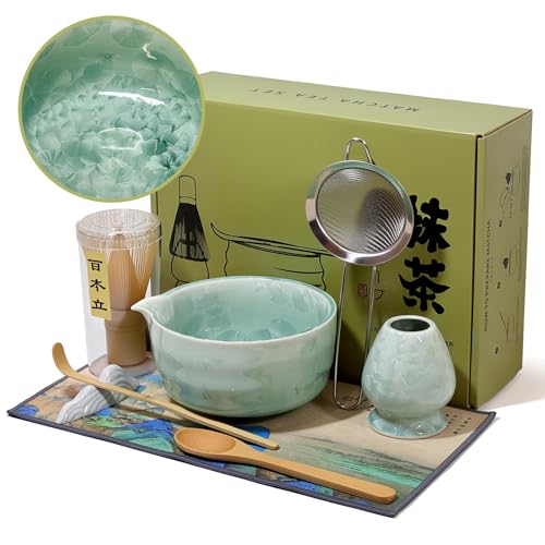 Matcha Whisk Set with Ceramic Bowl