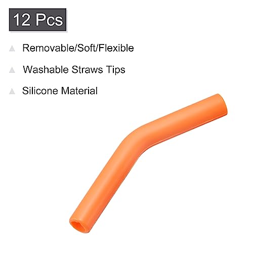 12pcs Silicone Straw Tips (12 Count)