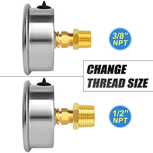 0~160Psi Stainless Steel 1
