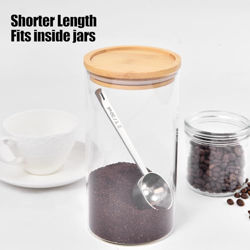 Metal 4.3in Long Handle Coffee Scoop for Ground Coffee