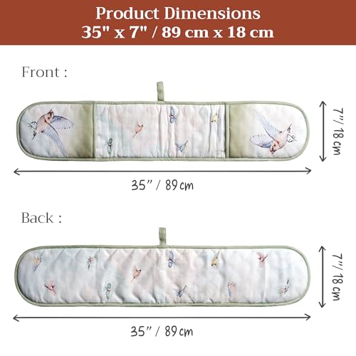 Double Oven Mitts 100% Cotton Double Oven Glove
