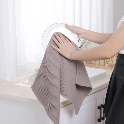 100% Cotton Waffle Weave Kitchen Dish Towels 18 (18 Count)