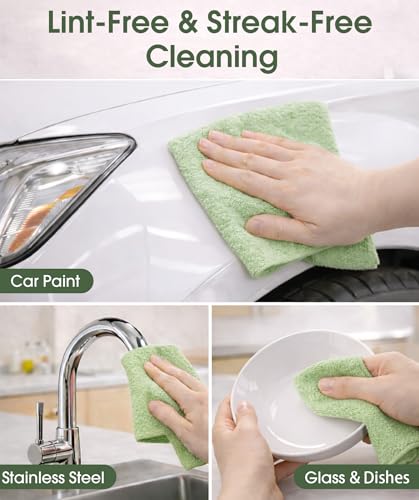 Microfiber Cleaning Cloth Roll (100 Count)