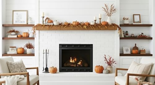 Reclaimed Wood Fireplace Mantel Shelf