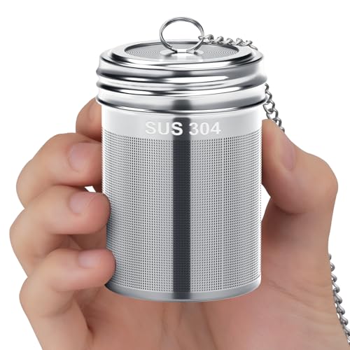 2 Pack Reinmoson Large Tea Infuser for Loose Tea & Spice Ball for Cooking (2 Count)